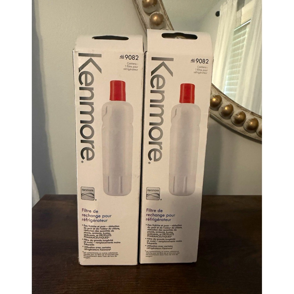 2 Genuine Kenmore 9082 46-9082 Refrigerator Water Filters OEM New in Box